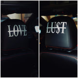 Headrest Name Tags
